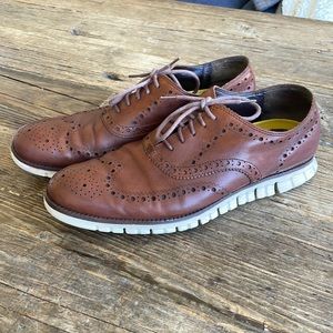 Cole Hann Zerogrand Wingtip Dress Shoes